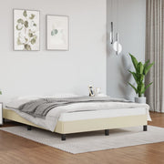 Okvir za krevet krem 140x200 cm od umjetne kože