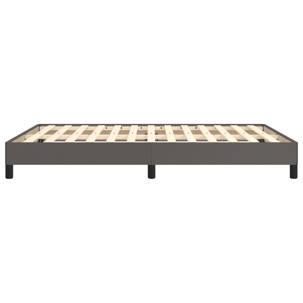 Okvir za krevet sivi 140x200 cm od umjetne kože