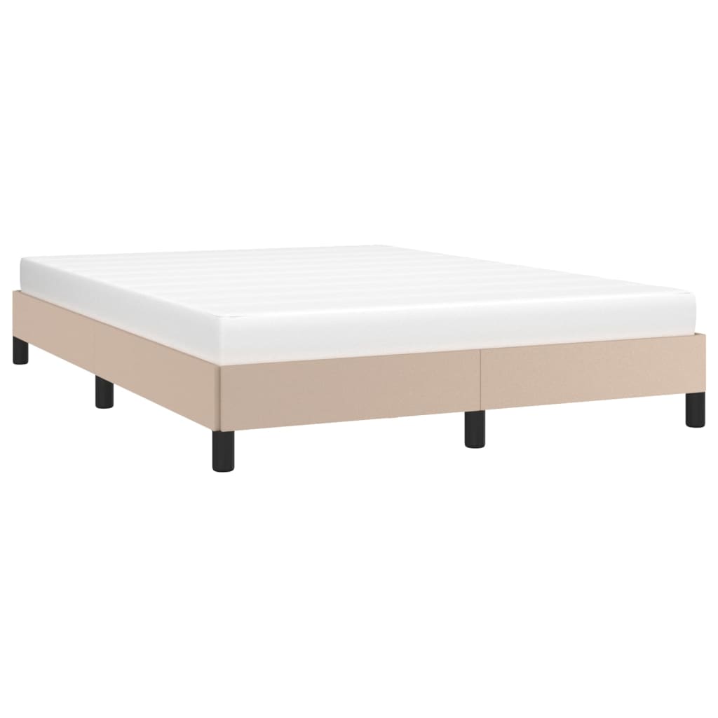 Okvir za krevet boja cappuccina 140x200 cm od umjetne kože