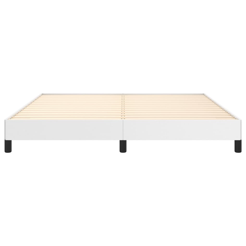 Okvir za krevet bijela 180x200 cm od umjetne kože
