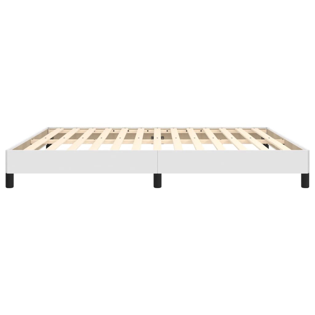 Okvir za krevet bijela 180x200 cm od umjetne kože
