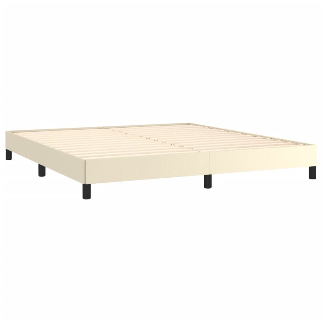 Okvir za krevet krem 180x200 cm od umjetne kože