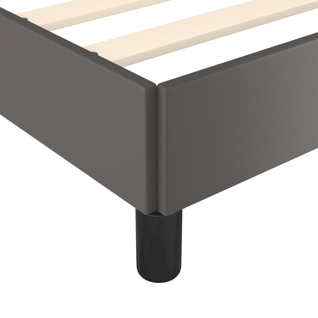Okvir za krevet sivi 180x200 cm od umjetne kože