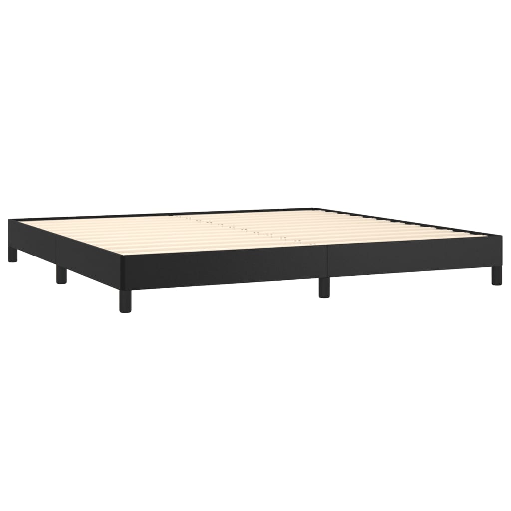 Okvir za krevet crni 200x200 cm od umjetne kože