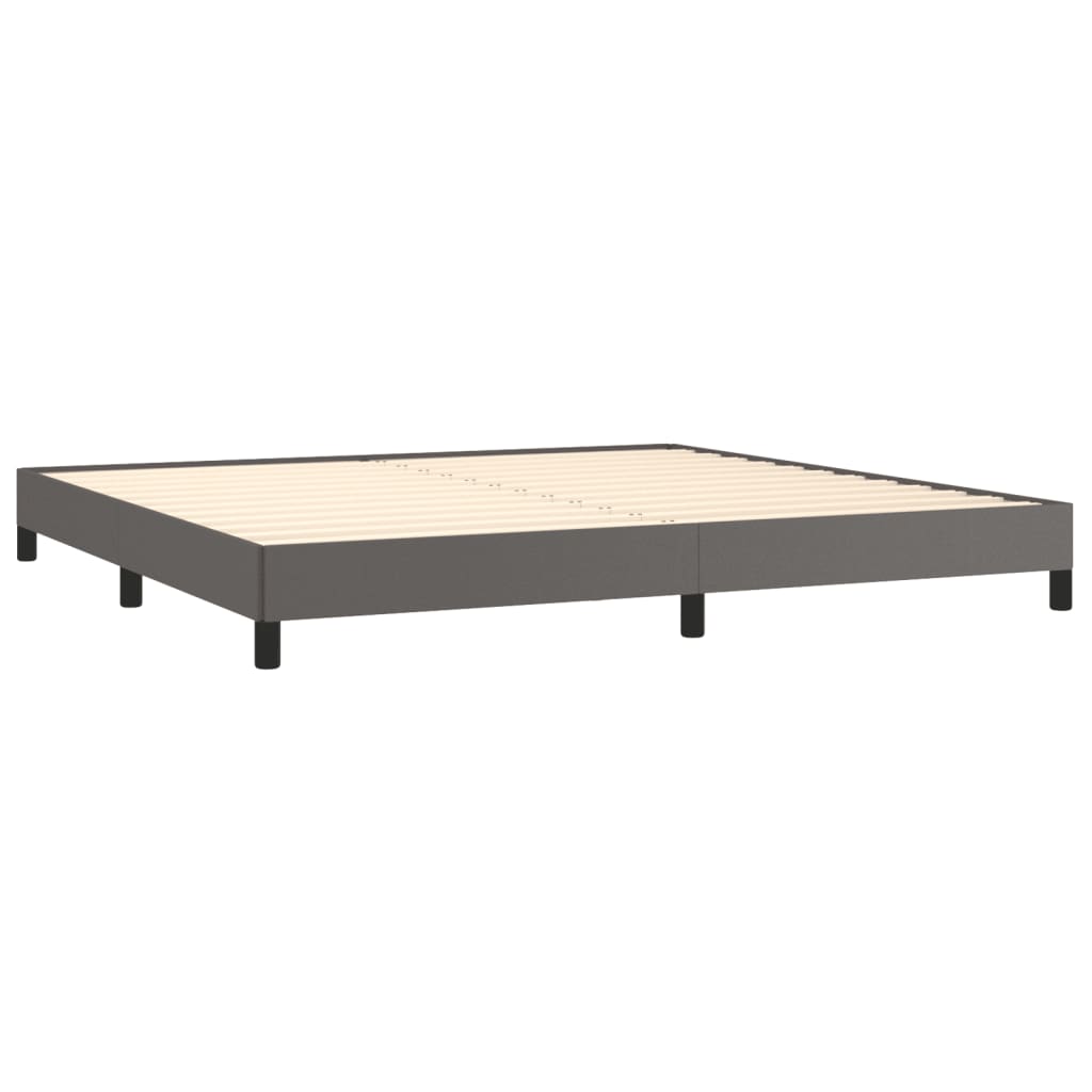 Okvir za krevet sivi 200x200 cm od umjetne kože