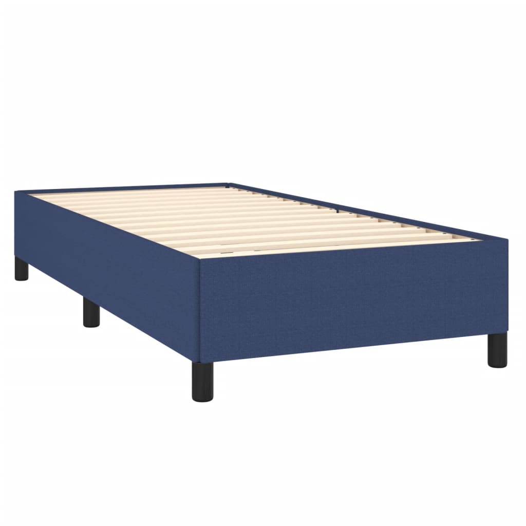 Okvir za krevet bez madraca plava 90x190cm od tkanine