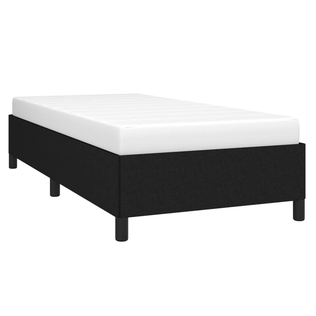 Okvir za krevet bez madraca crni 90x200cm od tkanine