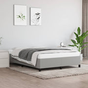 Okvir za krevet bez madraca svjetlosivi 140 x 190 cm od tkanine
