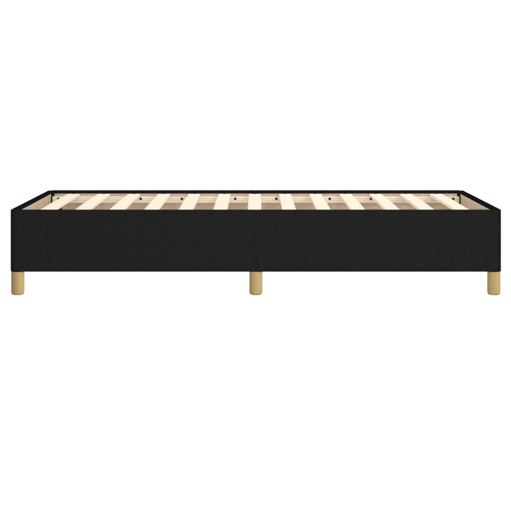 Okvir za krevet bez madraca crni 80x200cm od tkanine