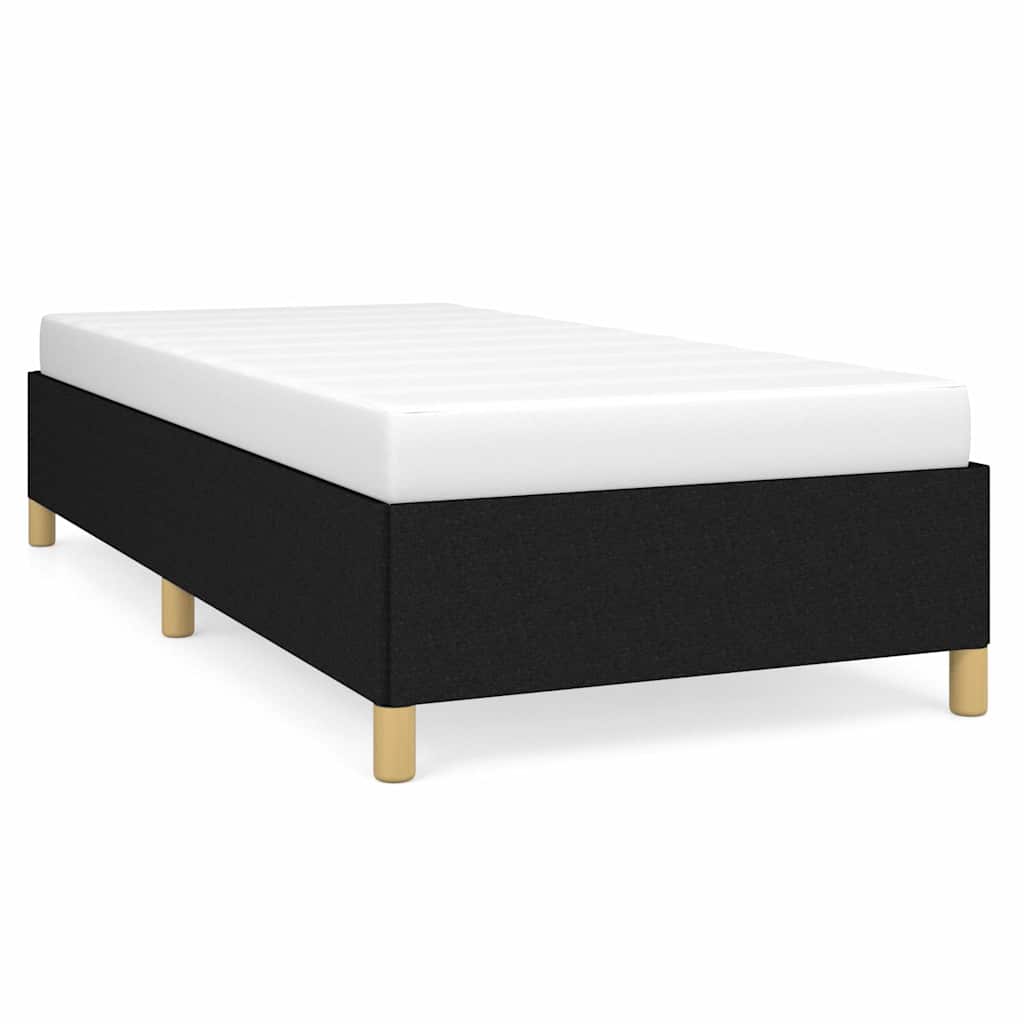 Okvir za krevet bez madraca crni 90x190cm od tkanine