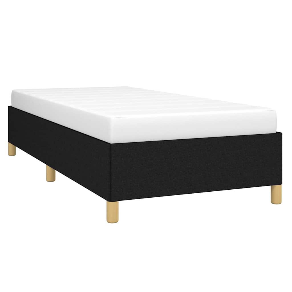 Okvir za krevet bez madraca crni 90x190cm od tkanine