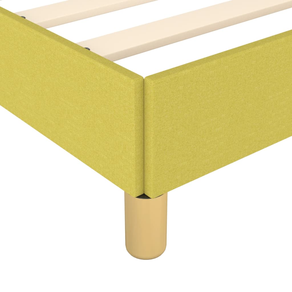 Okvir za krevet zeleni 90x200 cm od tkanine
