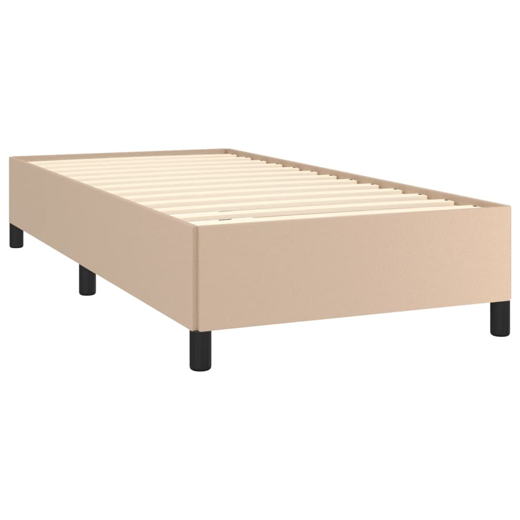 Okvir za krevet boja cappuccina 80 x 200 cm od umjetne kože