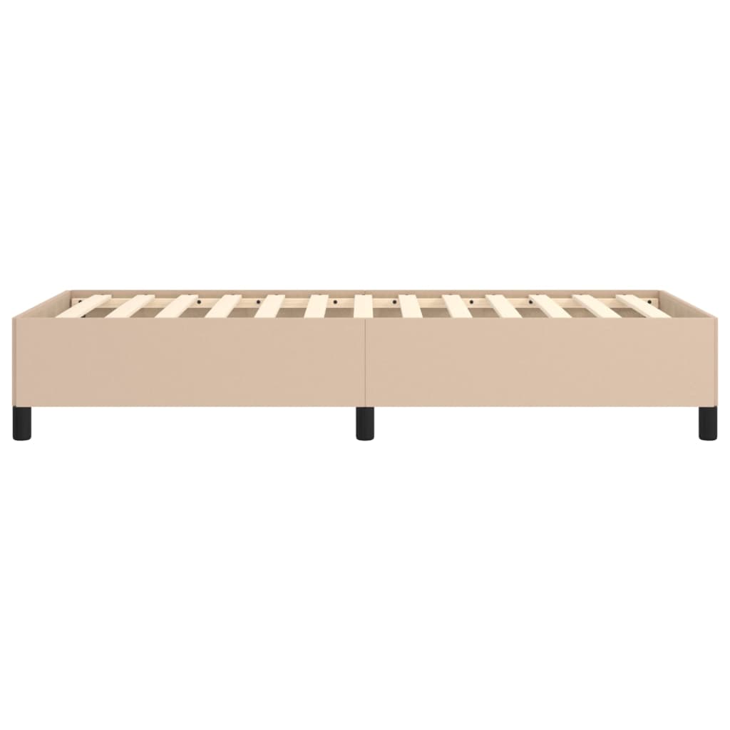 Okvir za krevet boja cappuccina 80 x 200 cm od umjetne kože