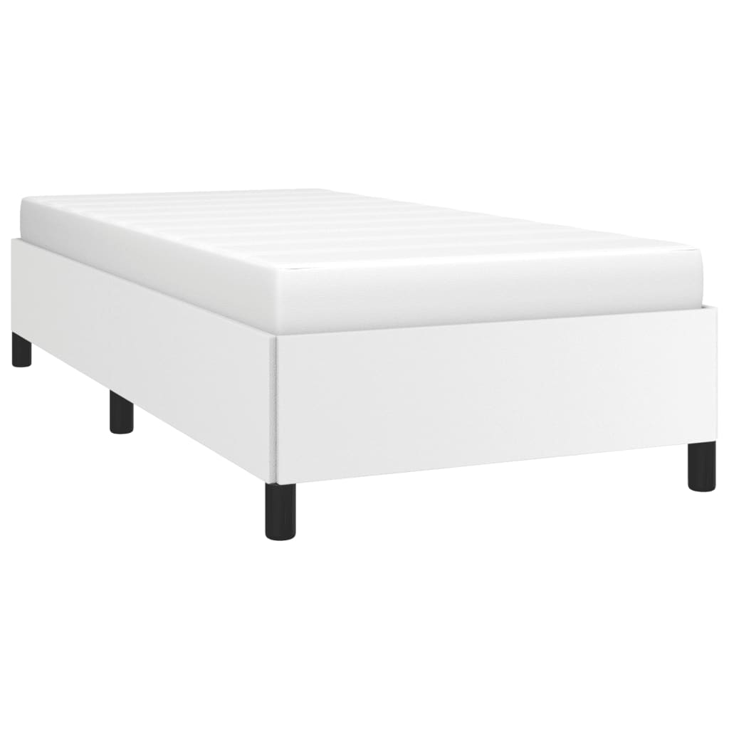 Okvir za krevet bijela 90x190 cm od umjetne kože