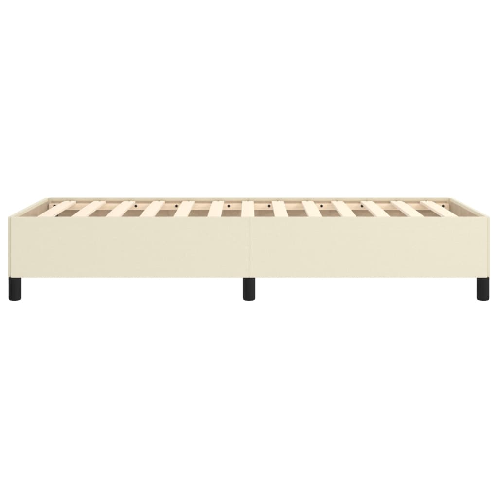 Okvir za krevet krem 90x190 cm od umjetne kože