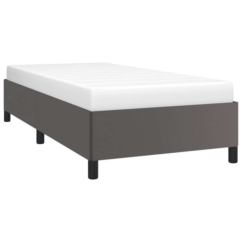Okvir za krevet sivi 100x200 cm od umjetne kože