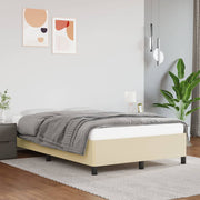 Okvir za krevet krem 120 x 200 cm od umjetne kože