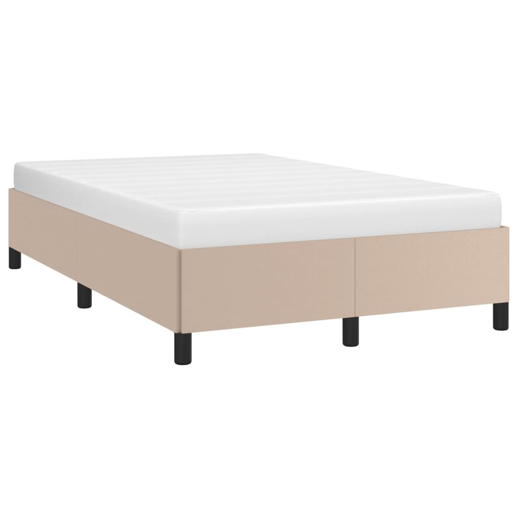 Okvir za krevet boja cappuccina 120x200 cm umjetna koža