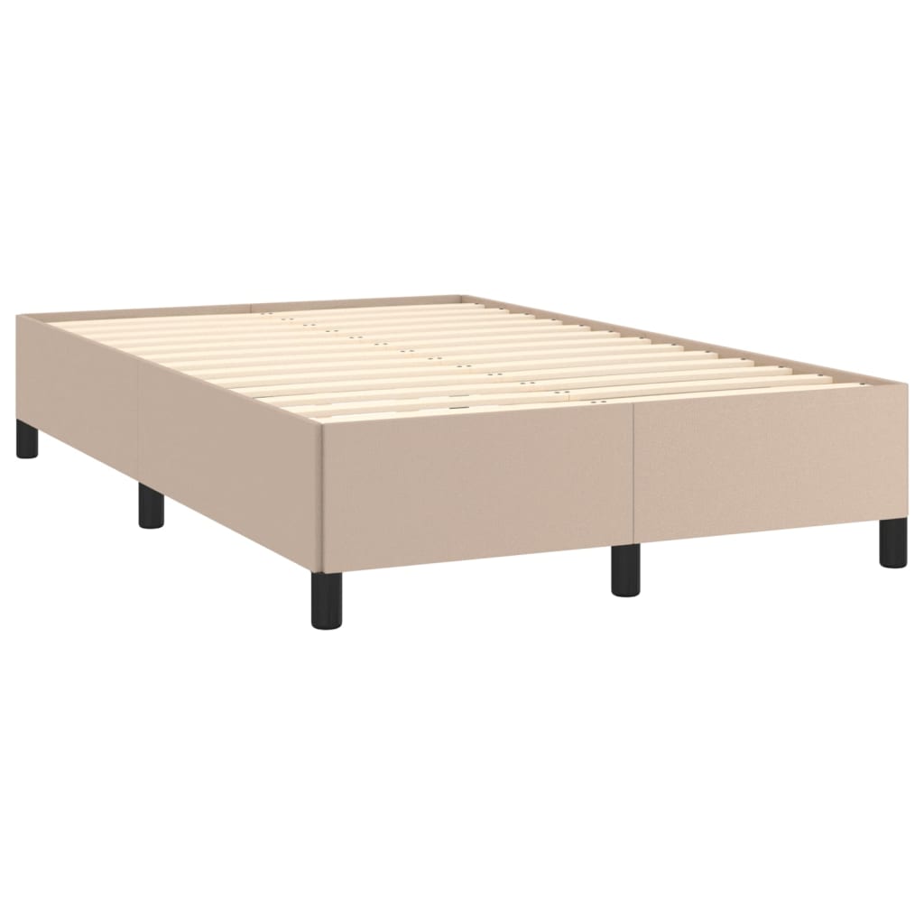 Okvir za krevet boja cappuccina 120x200 cm umjetna koža