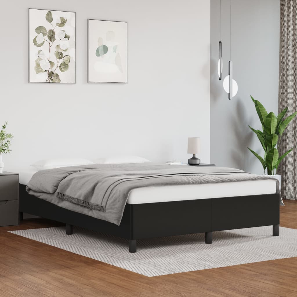Okvir za krevet bez madraca crni 140x200 cm od umjetne kože