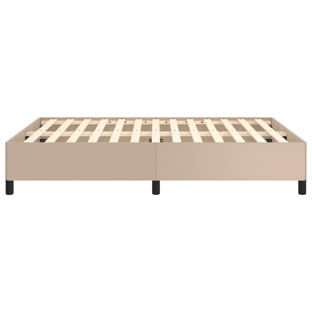 Okvir za krevet boja cappuccina 140x200 cm od umjetne kože
