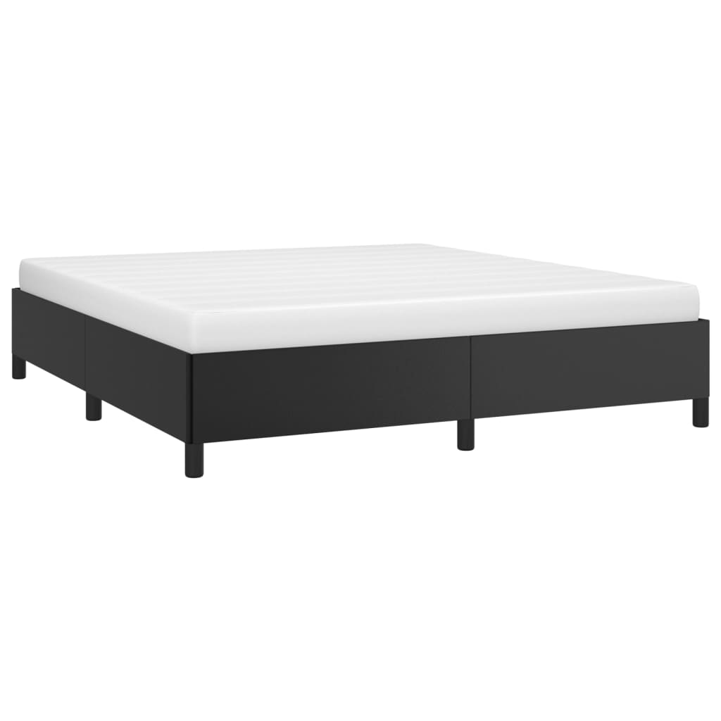 Okvir za krevet crni 160x200 cm od umjetne kože