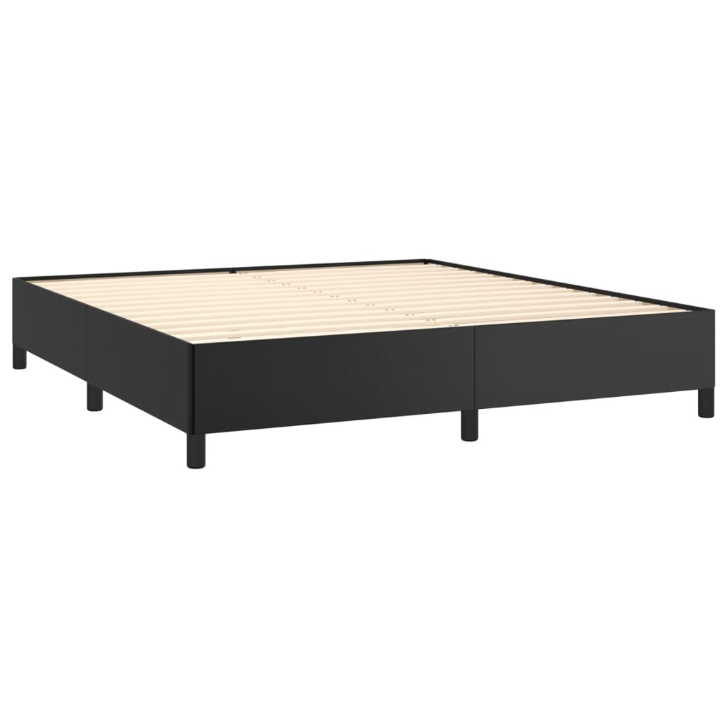 Okvir za krevet crni 160x200 cm od umjetne kože