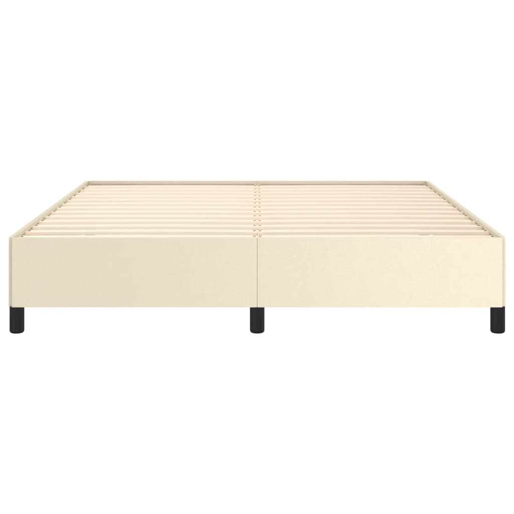 Okvir za krevet krem 180x200 cm od umjetne kože