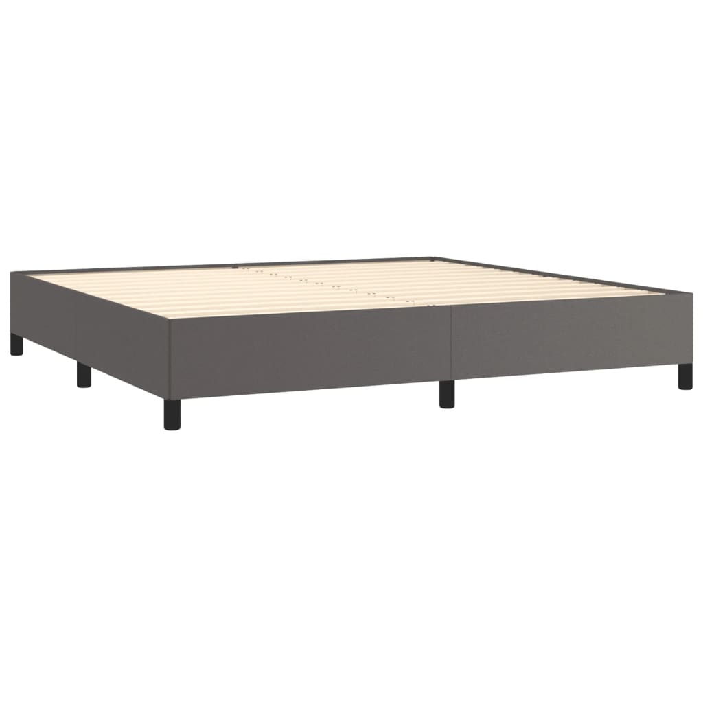 Okvir za krevet sivi 200x200 cm od umjetne kože
