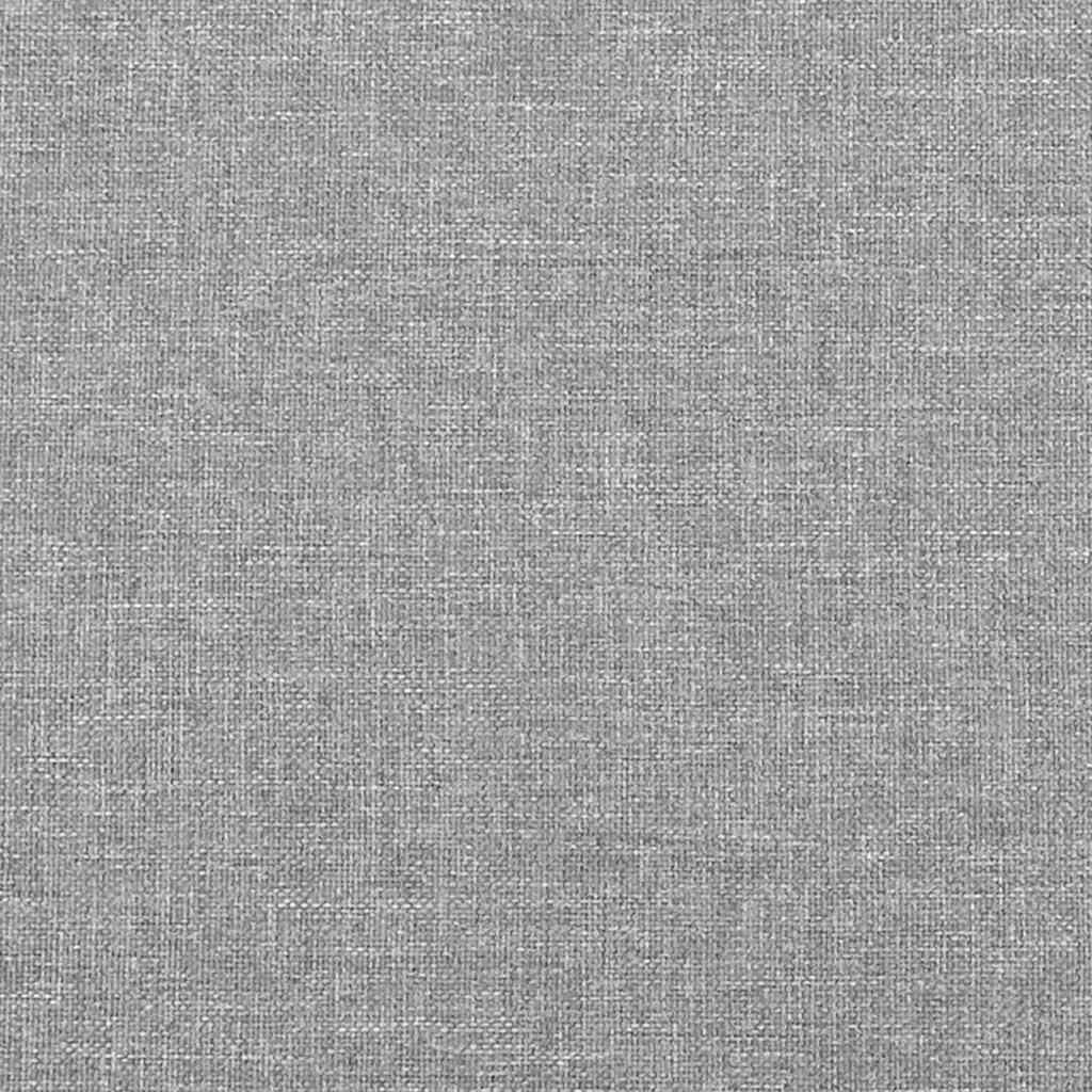 Okvir za krevet bez madraca svjetlosivi 140 x 190 cm od tkanine