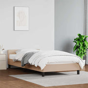 Okvir za krevet s uzglavljem bez madraca cappuccina 90x200 cm
