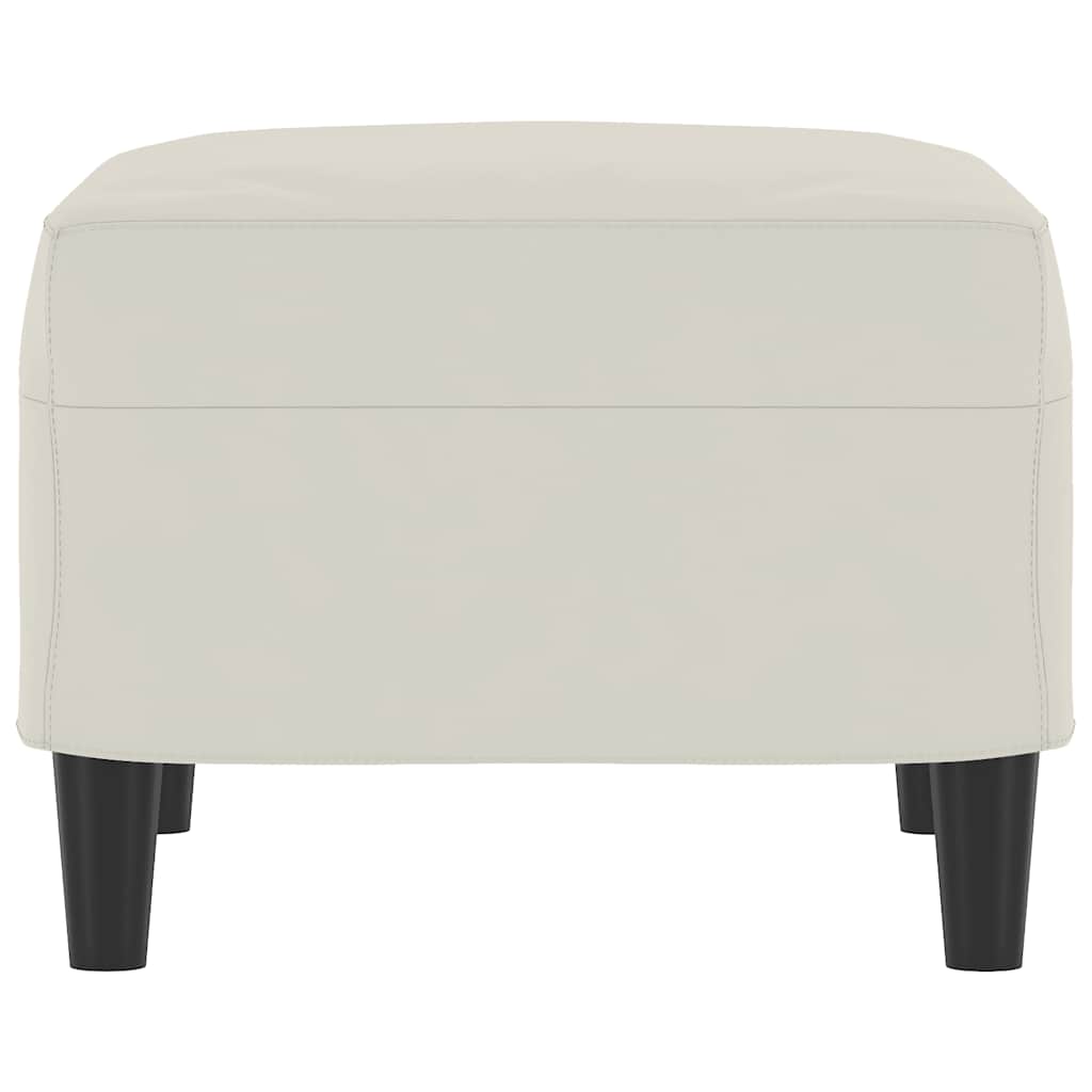 Tabure krem 60 x 50 x 41 cm baršunasti