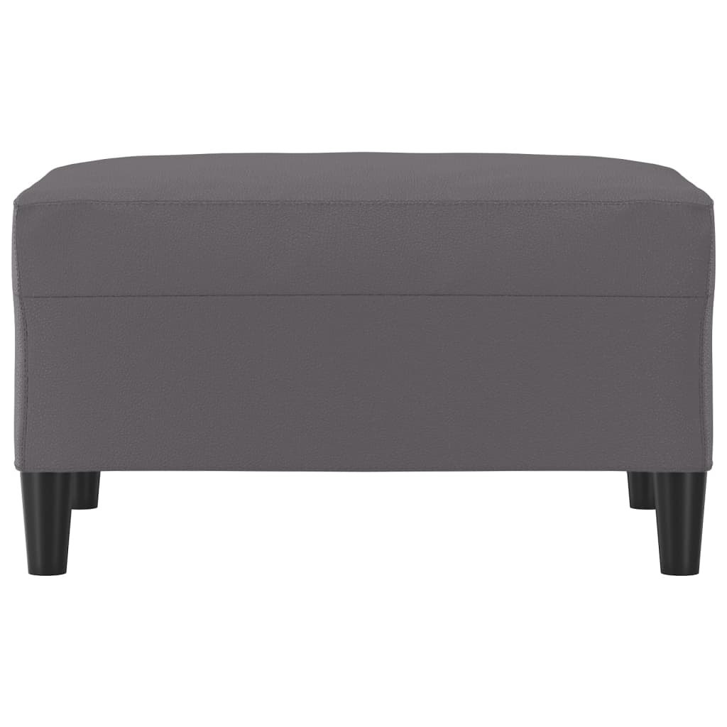 Tabure sivi 70 x 55 x 41 cm od umjetne kože