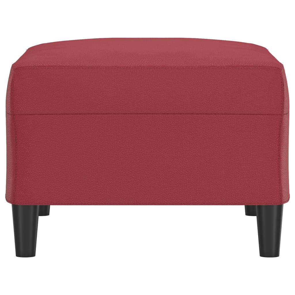 Tabure crvena boja vina 70 x 55 x 41 cm od umjetne kože