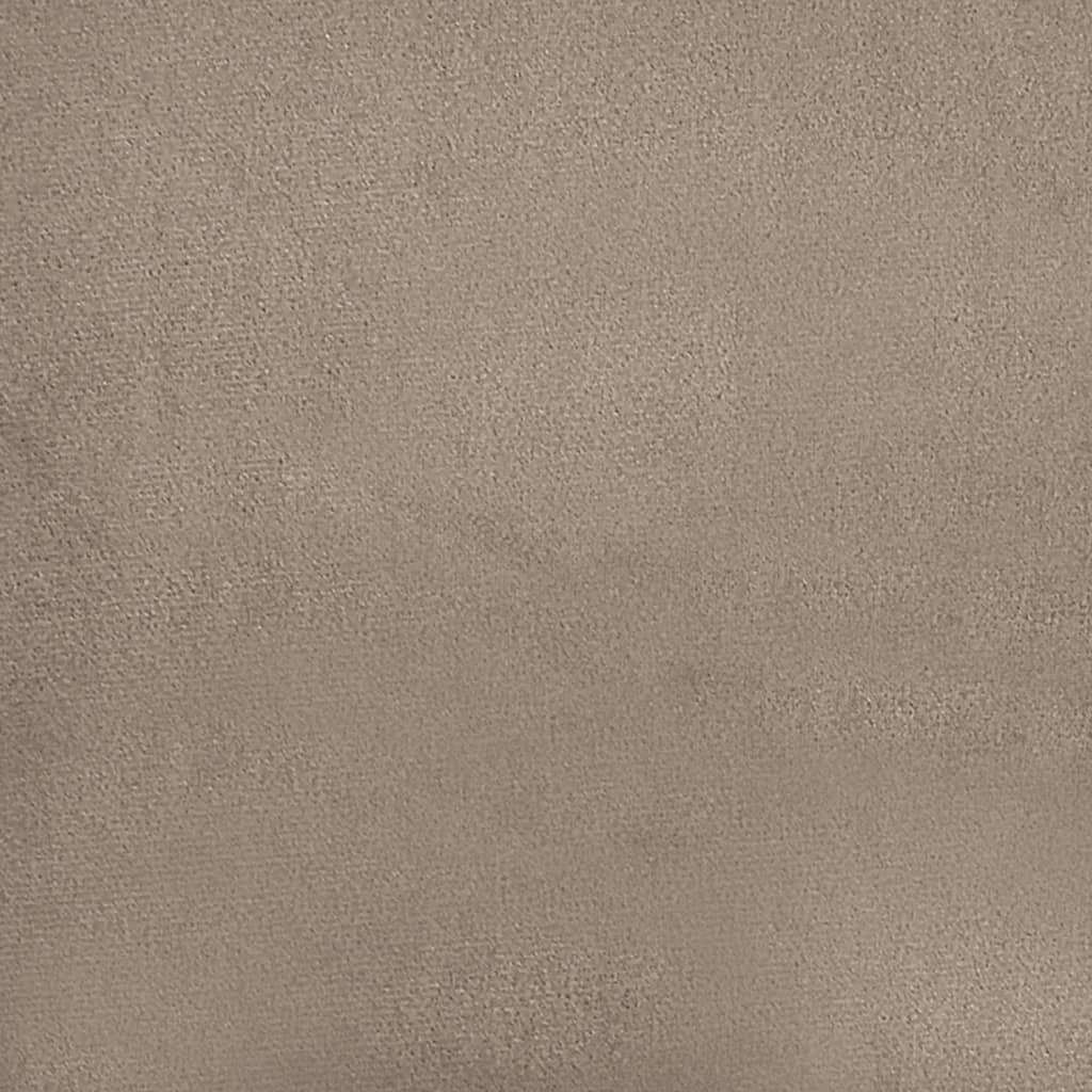 Tabure smeđesivi 60 x 50 x 41 cm od mikrovlakana