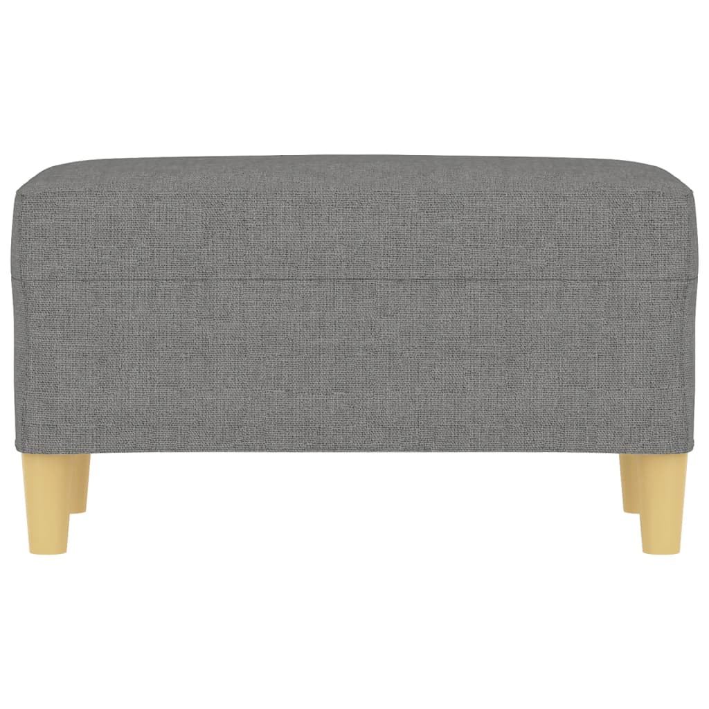 Klupa tamnosiva 70 x 35 x 41 cm od tkanine
