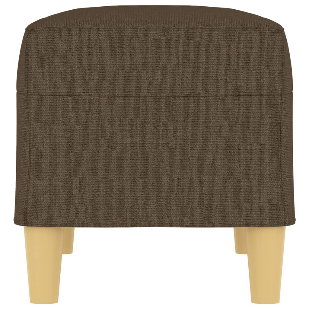 Klupa smeđa 70 x 35 x 41 cm od tkanine