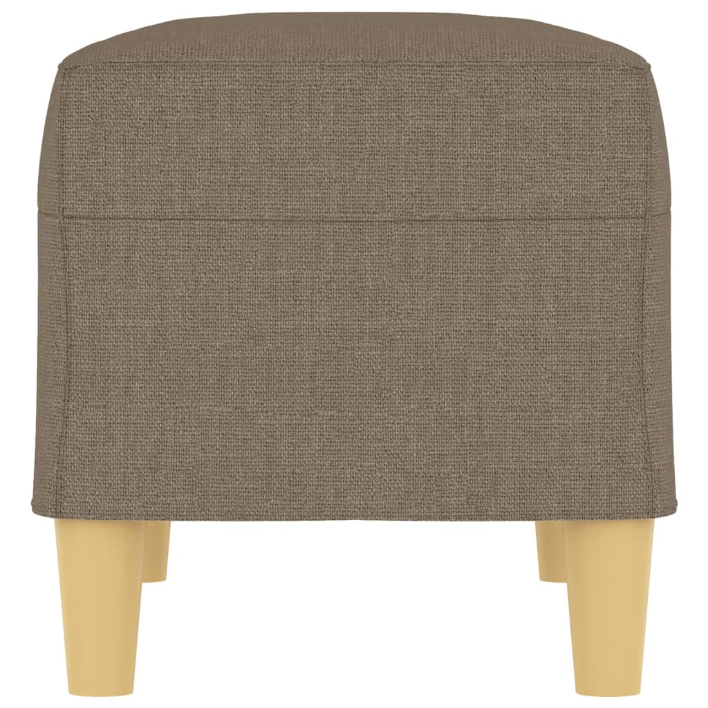 Klupa smeđesiva 70 x 35 x 41 cm od tkanine