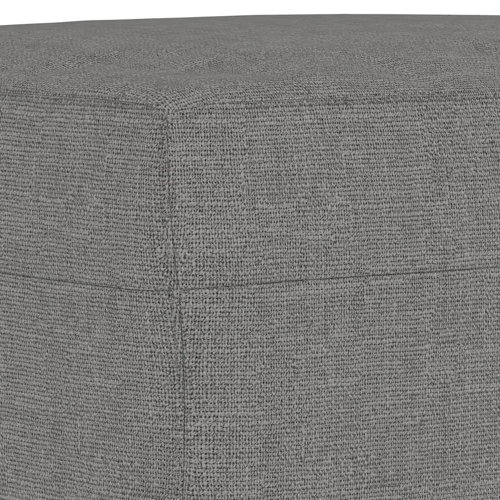 Klupa tamnosiva 100 x 35 x 41 cm od tkanine