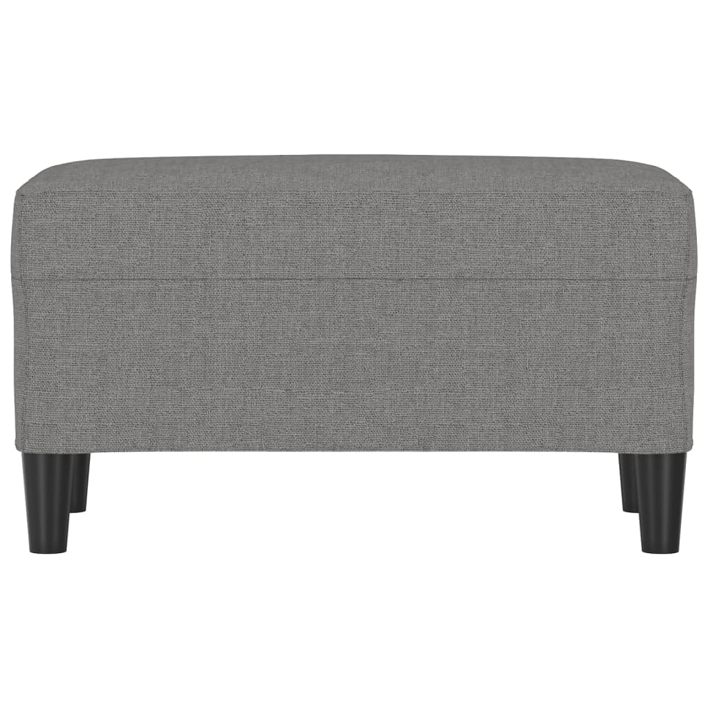 Klupa tamnosiva 70 x 35 x 41 cm od tkanine
