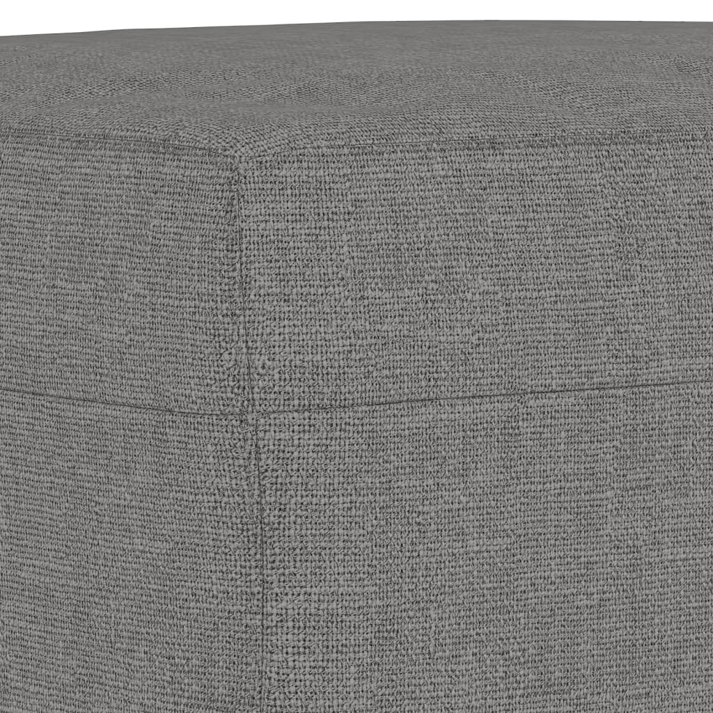 Klupa tamnosiva 70 x 35 x 41 cm od tkanine