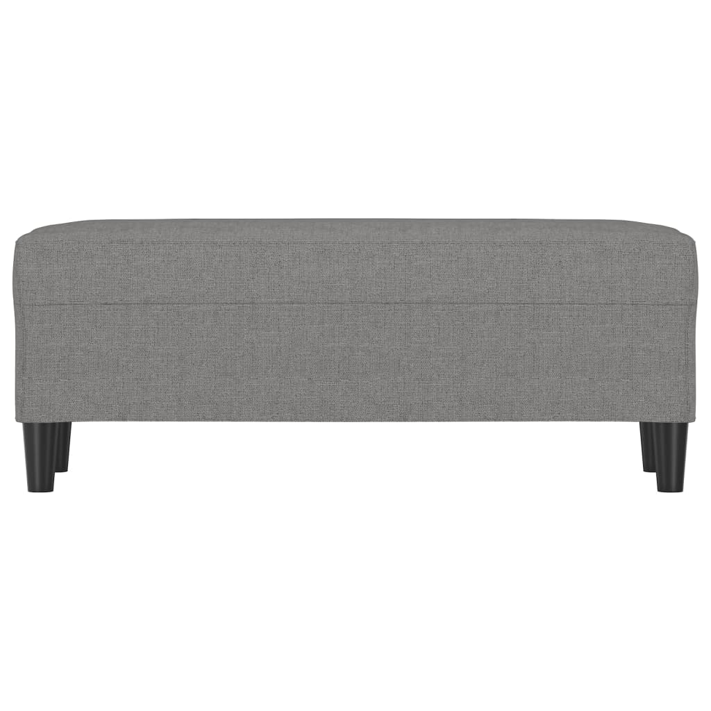 Klupa tamnosiva 100 x 35 x 41 cm od tkanine