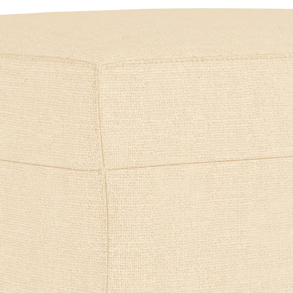 Klupa krem 100 x 35 x 41 cm od tkanine