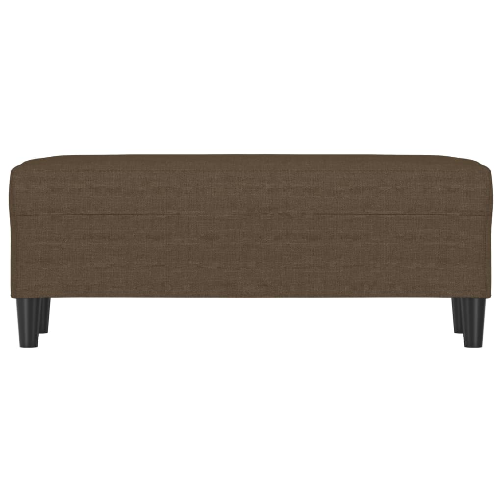 Klupa smeđa 100x30x30 cm od tkanine