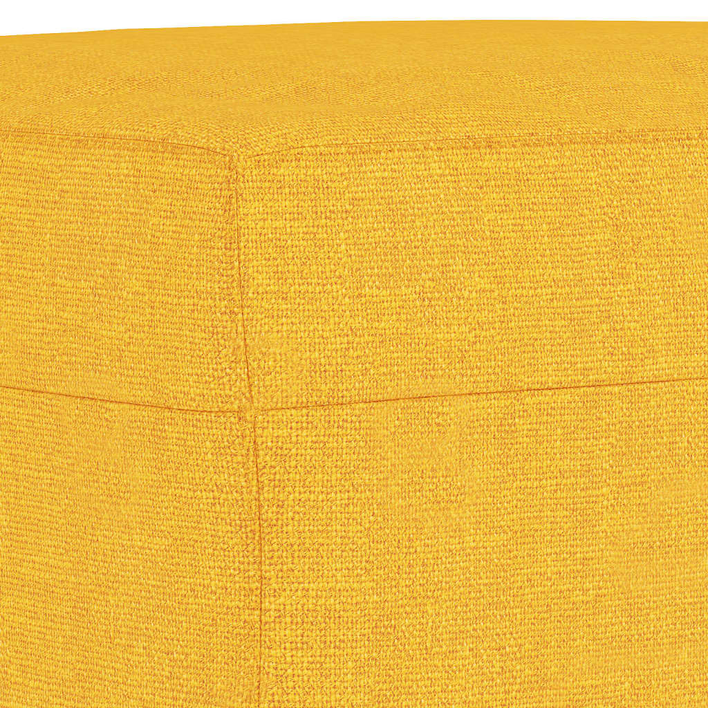Klupa Svjetložuta 100 x 35 x 41 cm od tkanine
