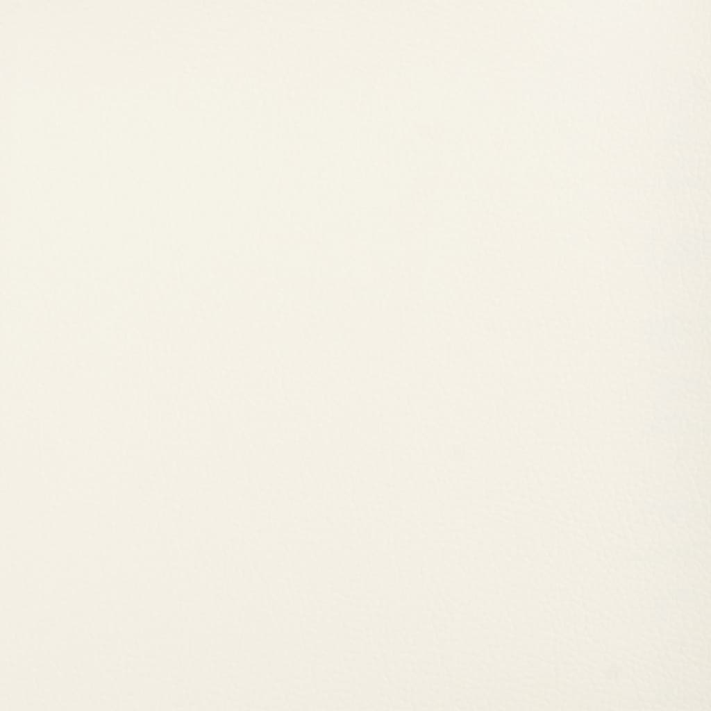Klupa krem 100 x 35 x 41 cm od umjetne kože