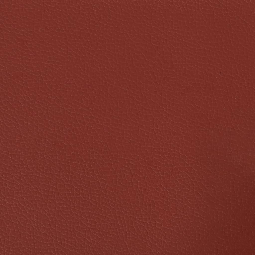 Klupa crvena boja vina 100 x 35 x 41 cm od umjetne kože