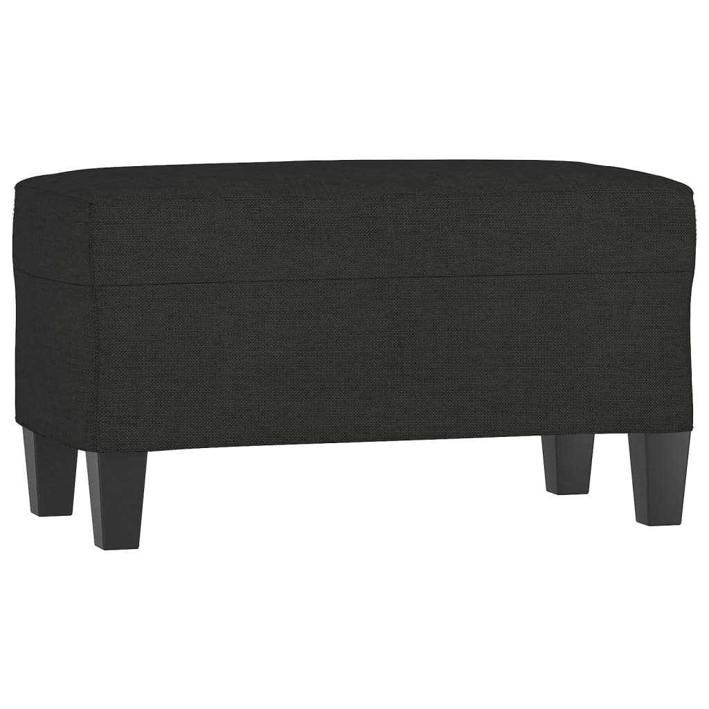 Klupa crna 70x35x41 cm od tkanine