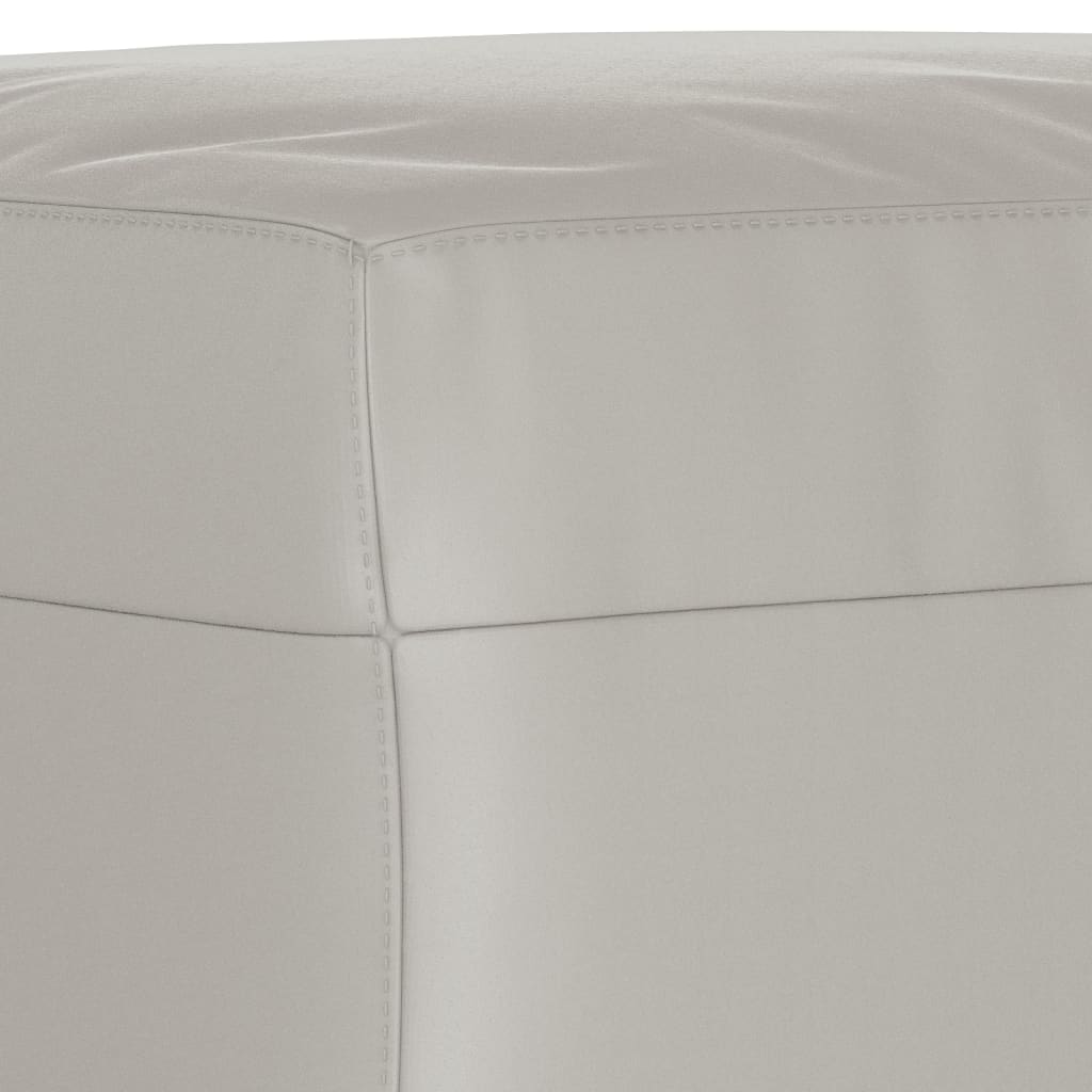 Klupa svjetlosiva 70 x 35 x 41 cm od mikrovlakana